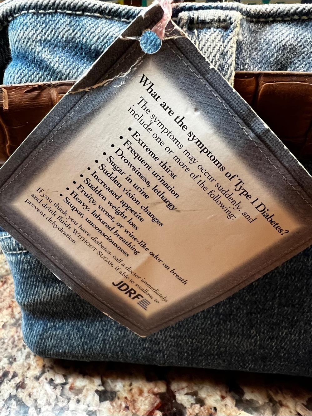 Original Bootie Bags Handmade Denim Western Purse Beaded Handles Rare - Picture 12 of 17